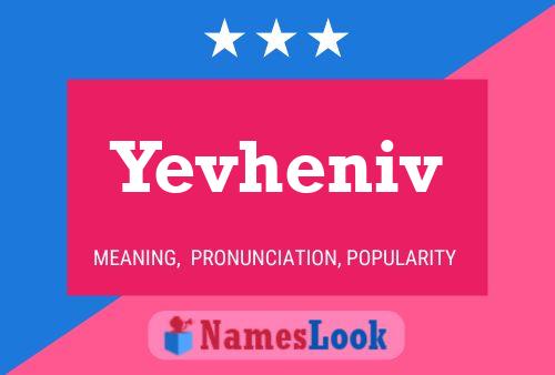 Yevheniv Naam Poster