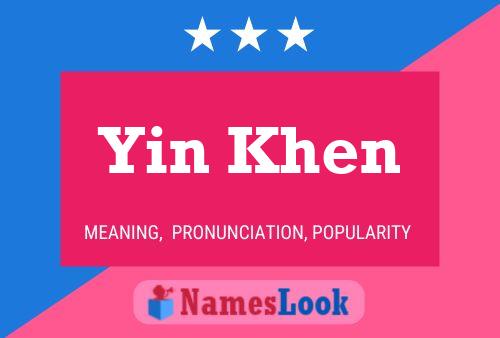 Yin Khen Naam Poster