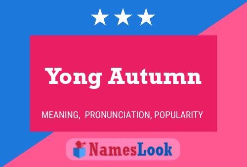 Yong Autumn Naam Poster