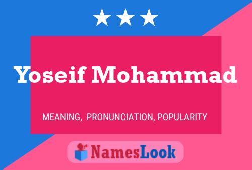 Yoseif Mohammad Naam Poster