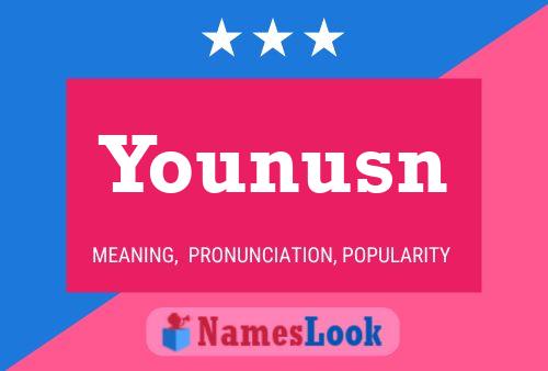 Younusn Naam Poster