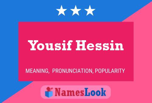 Yousif Hessin Naam Poster