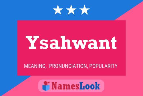 Ysahwant Naam Poster