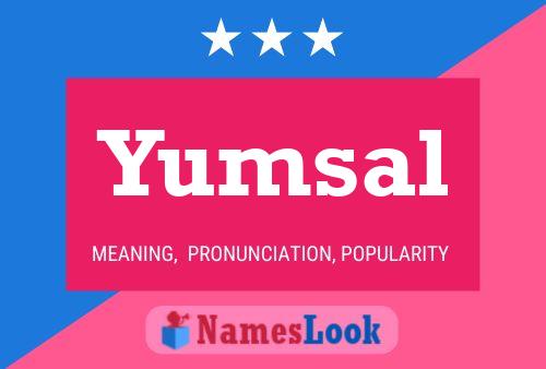 Yumsal Naam Poster