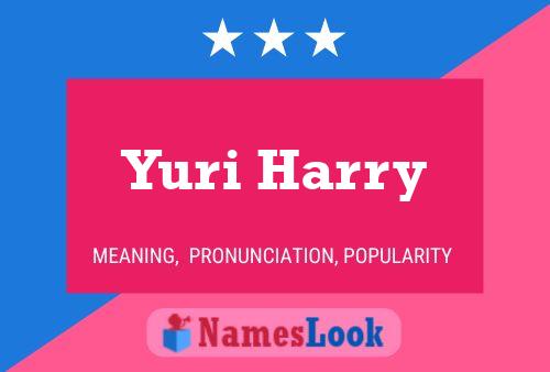 Yuri Harry Naam Poster