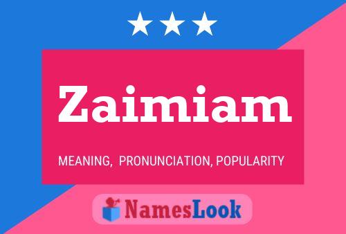 Zaimiam Naam Poster