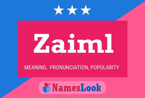 Zaiml Naam Poster