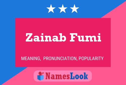 Zainab Fumi Naam Poster