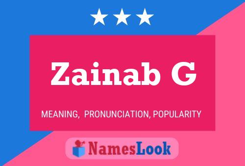 Zainab G Naam Poster