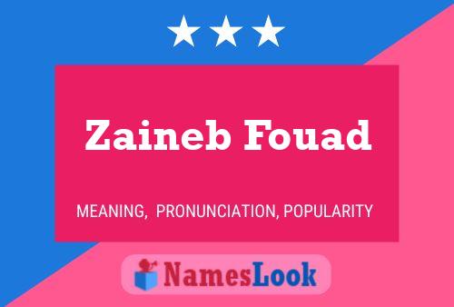 Zaineb Fouad Naam Poster