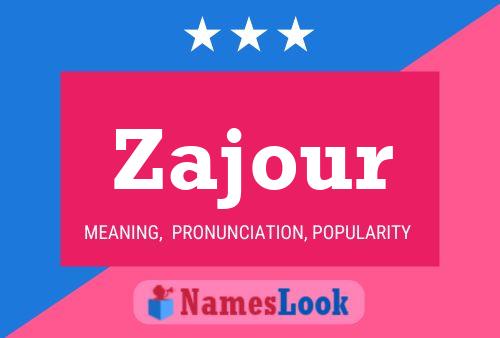 Zajour Naam Poster