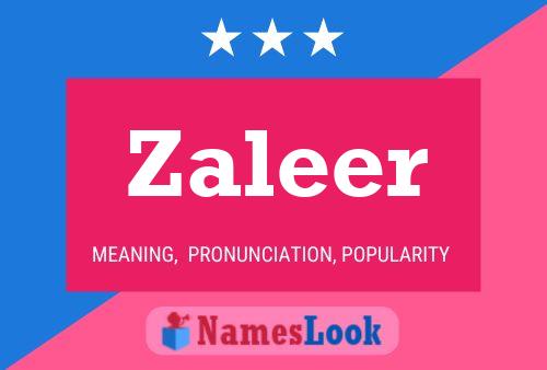 Zaleer Naam Poster