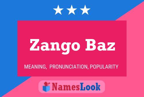 Zango Baz Naam Poster