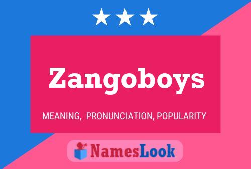 Zangoboys Naam Poster