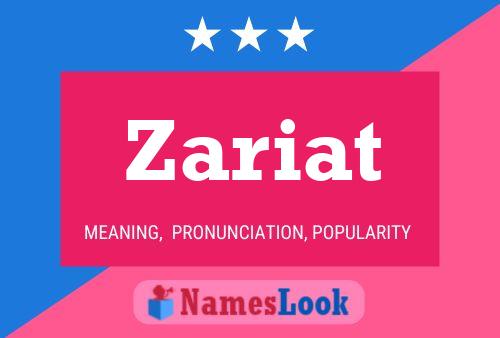 Zariat Naam Poster