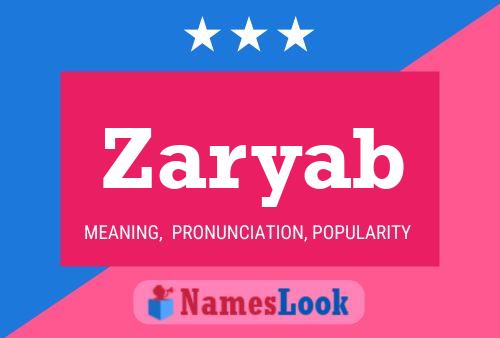 Zaryab Naam Poster