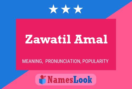 Zawatil Amal Naam Poster