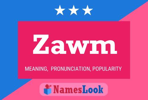 Zawm Naam Poster