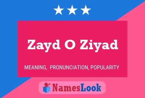 Zayd O Ziyad Naam Poster