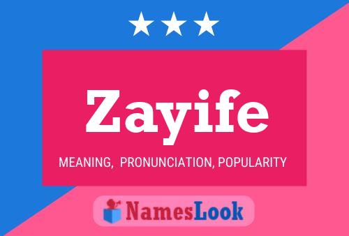 Zayife Naam Poster