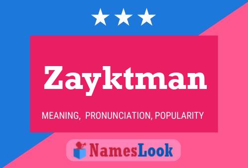 Zayktman Naam Poster