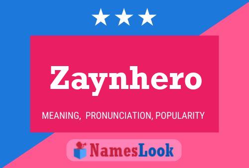 Zaynhero Naam Poster