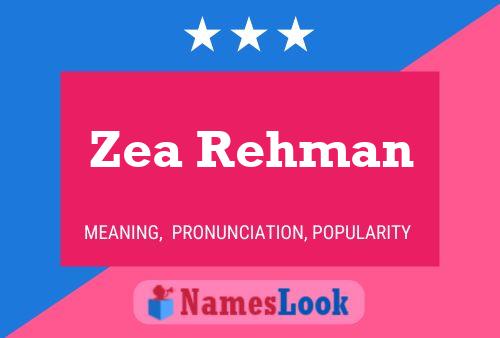 Zea Rehman Naam Poster