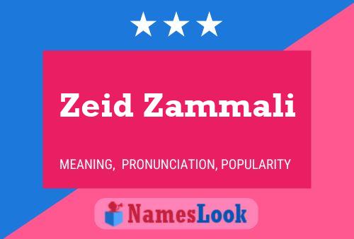 Zeid Zammali Naam Poster