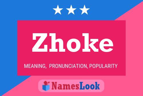 Zhoke Naam Poster