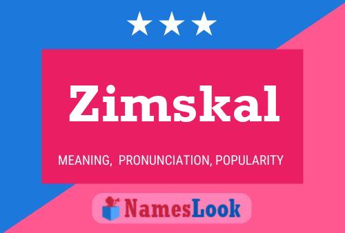 Zimskal Naam Poster