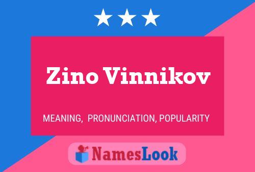 Zino Vinnikov Naam Poster