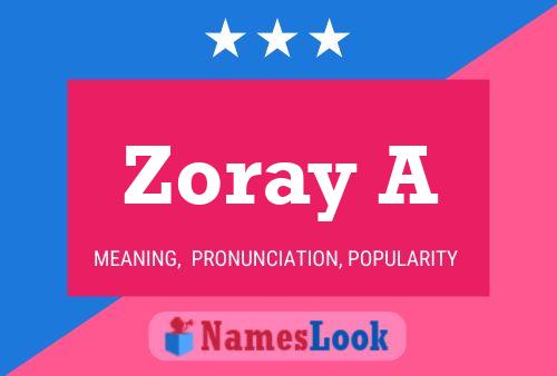 Zoray A Naam Poster