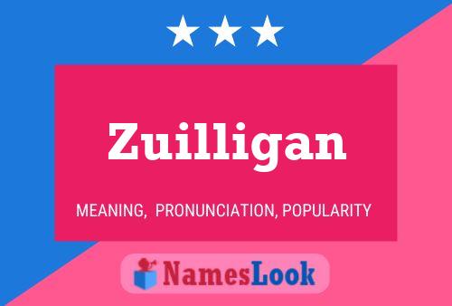 Zuilligan Naam Poster