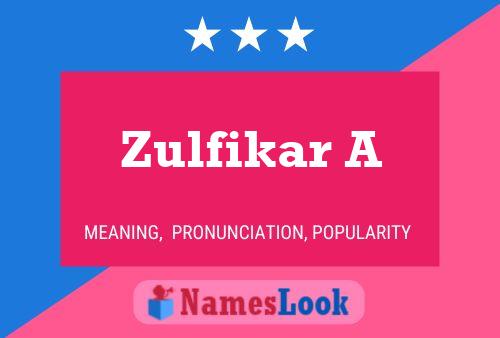 Zulfikar A Naam Poster